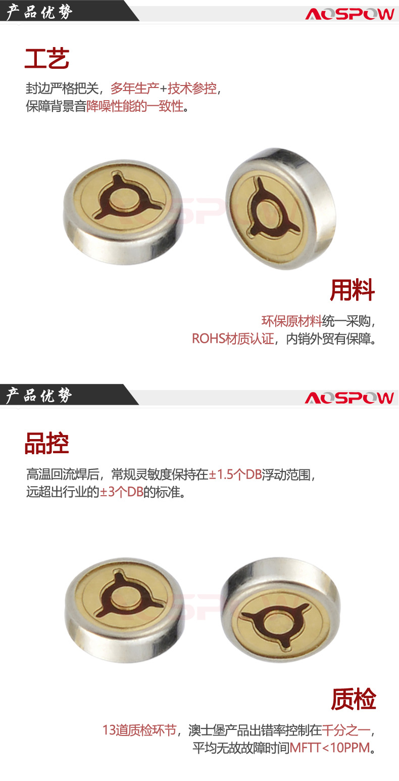 3013貼片咪頭產(chǎn)品優(yōu)勢