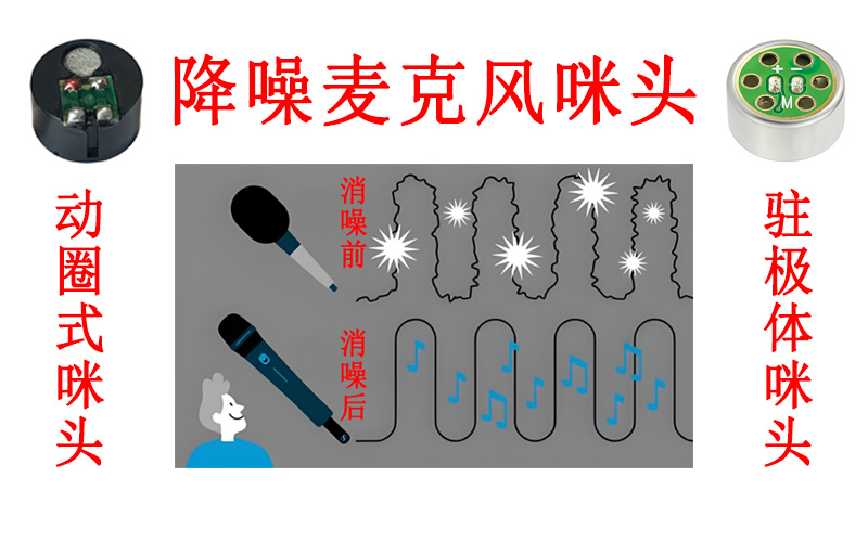 降噪麥克風咪頭展示圖